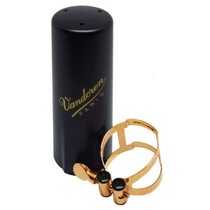 Ligature and cap VANDOREN M/O Gold plated for clarinet